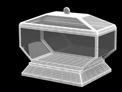 Glass Box 3D model