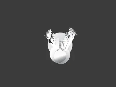 car engine  3D print model