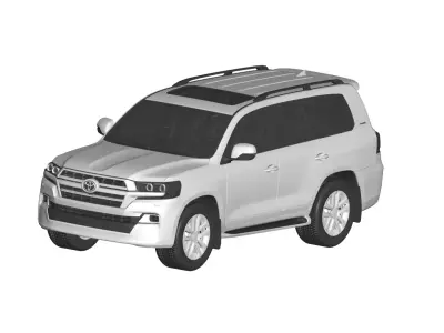 Toyota Land Cruiser 200  3D model