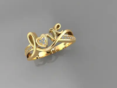 3D Print Ring Model 67 3D print model