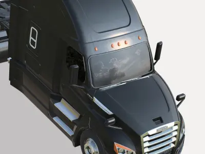 Cascadia Freightliner 3D print model