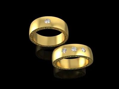 Gold N719 3D print model