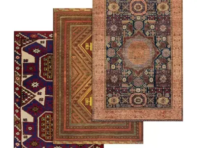 Rug Set 1967 3D model