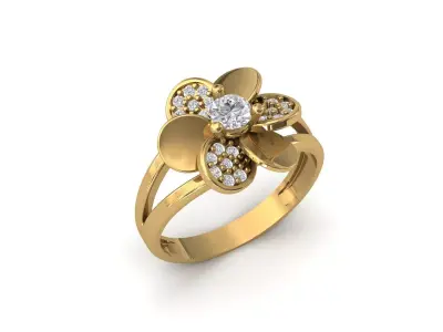Rings for Women Womens Rings Stone Ring Ready STL 3DM Models  3D print model 18