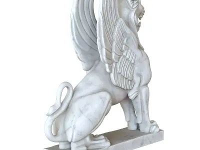 Griffin sculpture 3D model