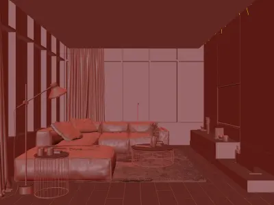 PENTHOUSE VIEW  3D model