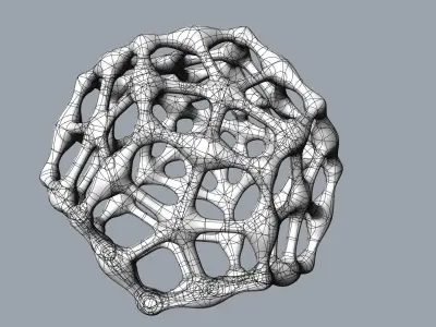 Christmas Ball Decoration and Interior Decor 3D print model
