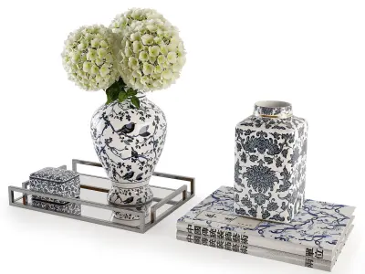 Decorative set w005 3D model