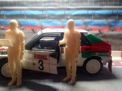 PILOT AND CO-PILOT WITHOUT HELMET 3D print model