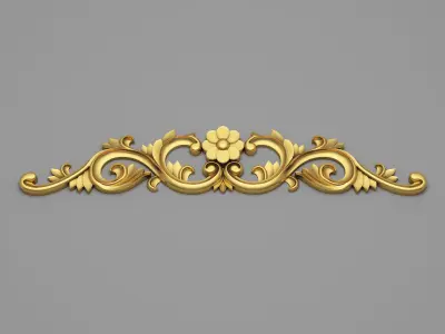 Classic Carved 012 3D model