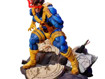 Cyclops X-men 3D print model
