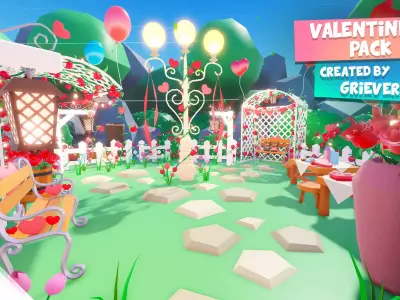 GrieverXVII - Roblox - Asset Pack - Valentines Pack Low-poly 3D model