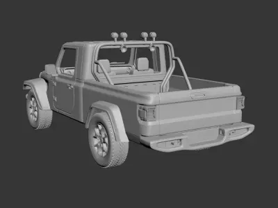 Jeep Gladiator Two-Door 3D print model