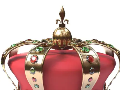 Royal crown 3D model