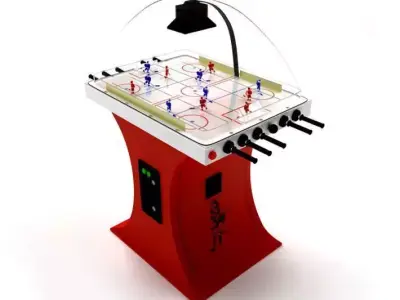 Game Table   Hockey 3D model