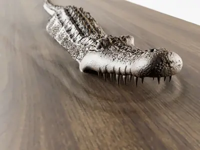 Alligator table for meeting and office and cnc 3D model