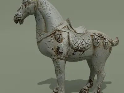 Horse Statuettes Collection volume 8 3D model