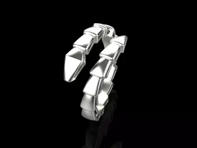 Serpent Ring 60071 3D print model