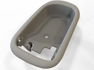 Car Door Handle 3D print model