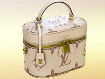 Woman Handbag Louis Vuitton Low-poly 3D model