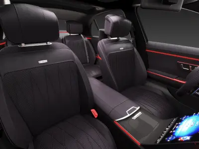 Mercedes-Benz S63 AMG interior 3D model