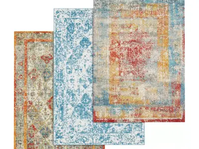 Rug Set 1741 3D model
