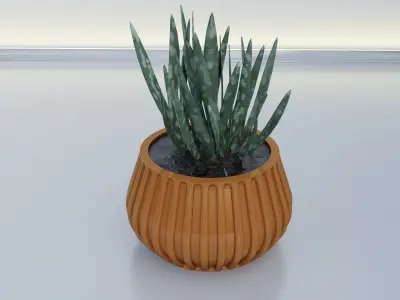 pot planter holder 09 3D print model