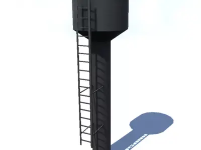 Water Tower 3D model