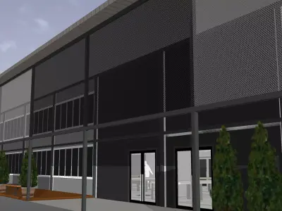 Renovation workshop to office 3D model