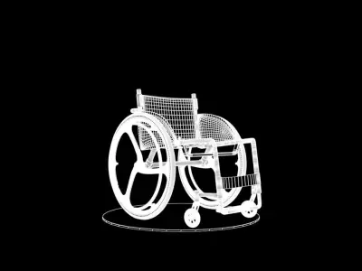 wheelchair 3D model