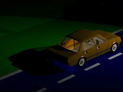 Car Peugeot 305 Free 3D model