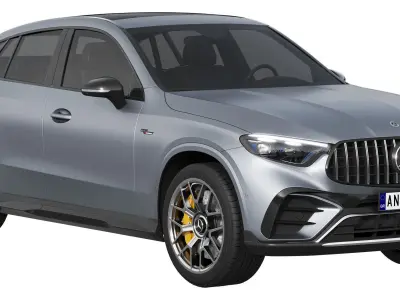 Mercedes-Benz GLC63 S AMG E Performance Coupe 2023 3D model