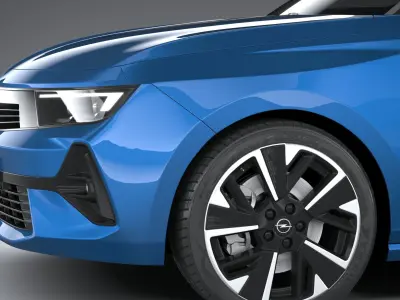 Opel Astra Electric 2023 3D model
