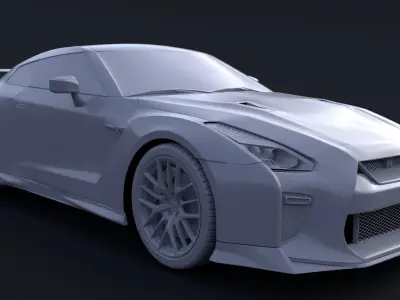 Nissan GTR R35 3D model