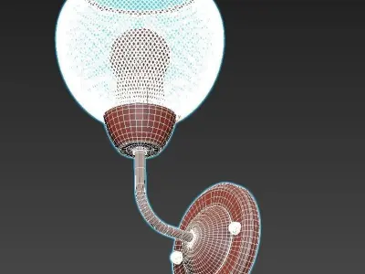 bra-de-markt-city-vita-220022101 mesh wall sconce 3D model