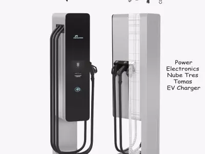 Power Electronics Nube Tres Tomas EV Charger 3D model