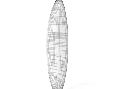 Surfing Board 3D model
