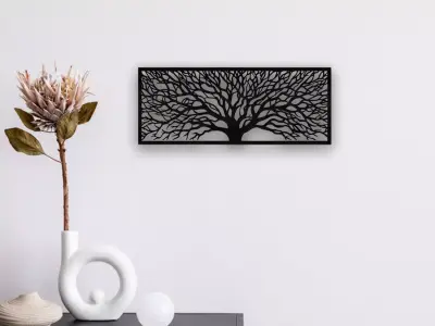 Tree Wall Art 3D print model 4