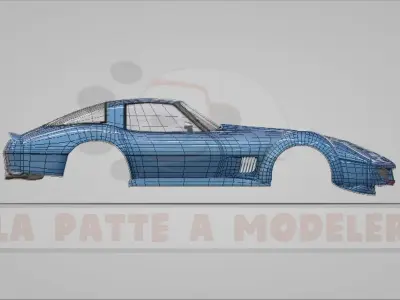 Chevrolet Corvette C3 LPAM 3D model