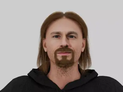 Casual Male Rigged 3d Character 3D model