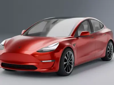 Tesla Model 3 2018 3D model