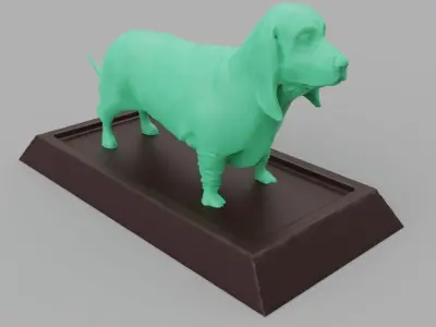 Basset Hound  3D print model