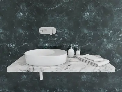 washbasin Ravak Moon 2S 3D model