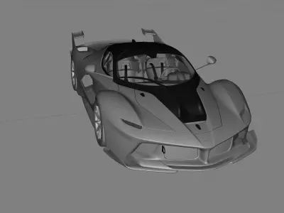Ferrari FXXK 3D model