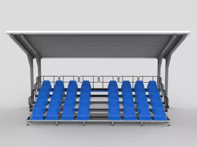 bleacher module  3D model