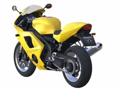 Daytona Triumph 955i Low-poly 3D model