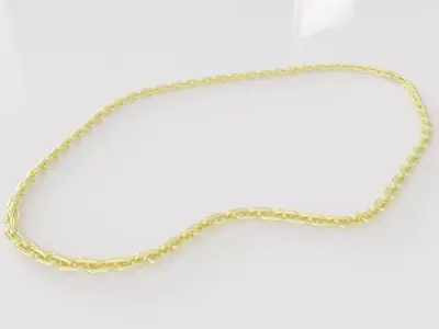 gold chain Free 3D model