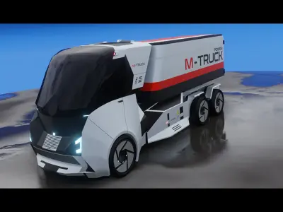 Truck design concept 24 3D model