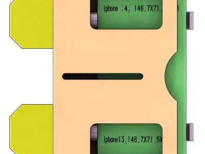 H MOBILE PHONE CONTAINER DESIGN PLAN FOR 3D PRINTING Free 3D print model