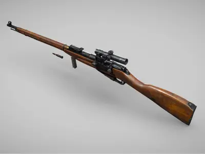 mosin-nagant-9130 3D model